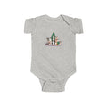 Christmas Dogs Infant Bodysuit (Ash)